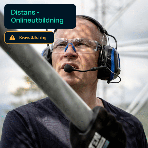 Ställningsutbildning 2-9 meter Utbildning online